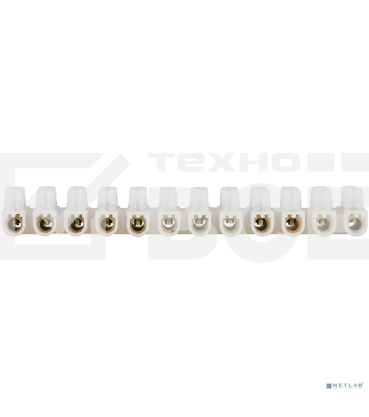 Зажим винтовой Iek UZV3-005-04 ЗВИ-5 1,5-4мм2 12пар ИЭК