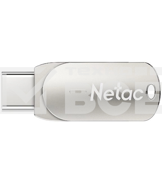 Флеш диск Netac U785 16Gb <NT03U785C-016G-30PN>, USB3.0+TypeC, металлическая