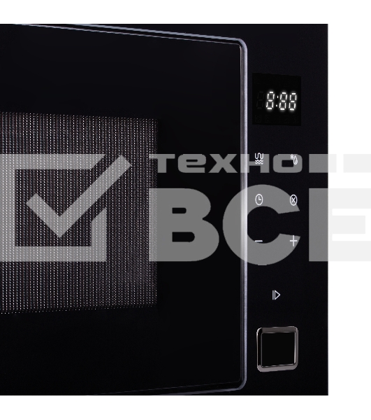 Микроволновая печь встраиваемая Maunfeld MBMO925SGB11 черный, 25 л, 1000 Вт, переключатели - сенсор