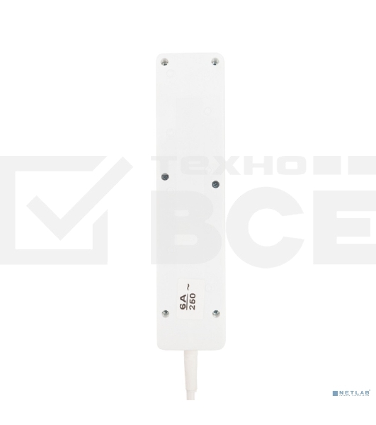 Удлинитель PROconnect 4 гнезда, 3 м, 3х0.75 мм², с/з, белый
