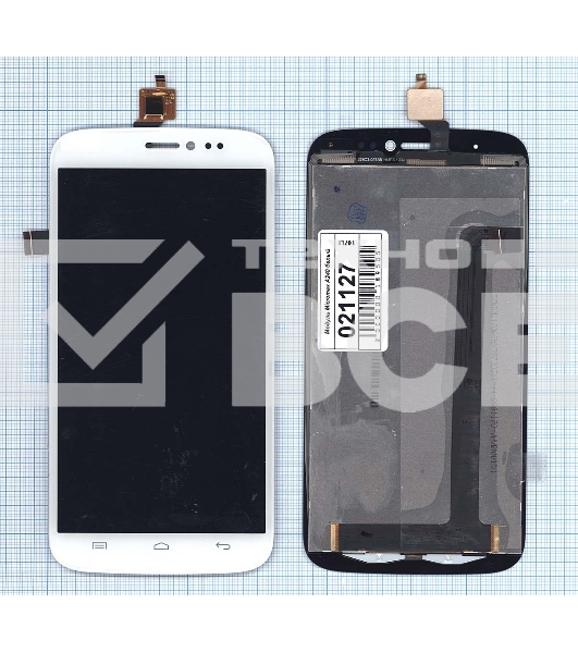 Дисплей для Micromax A240 Canvas Doodle 2 белый