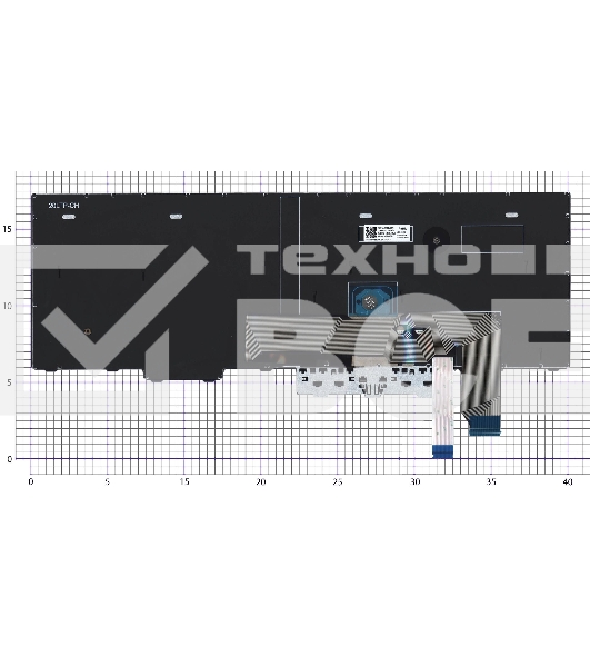 Клавиатура для ноутбука Lenovo Thinkpad T15p P15v черная