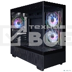 Корпус 1STPLAYER MIKU Mi5 ARGB Black / mATX / 3x120mm ARGB fans / Mi5-BK-2FC7R-1FC7, фото4