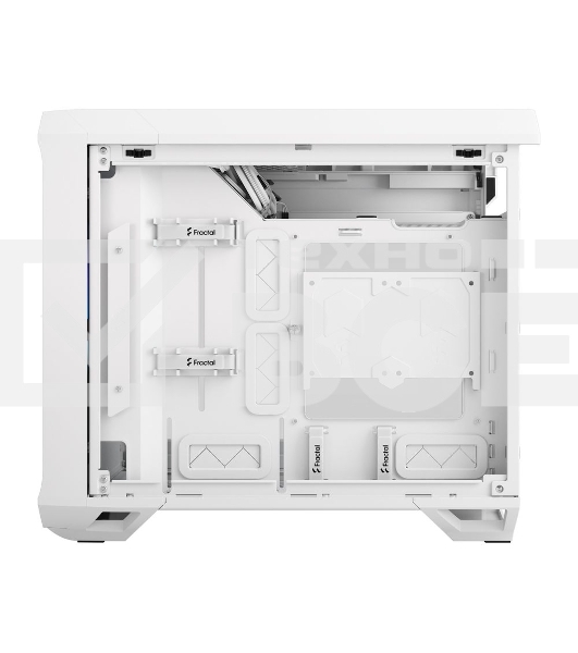 Компьютерный корпус без блока питания Fractal Design Torrent Nano RGb TG Clear Tint, Mini-Tower, 1x180мм RGb, 2xUSB-A 3.2 + 1xUSB 3.2 Type-C mITX, mDTX белый