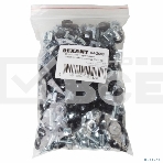 Комплект крепежа Rexant винт+шайба+гайка M6x16, фото2