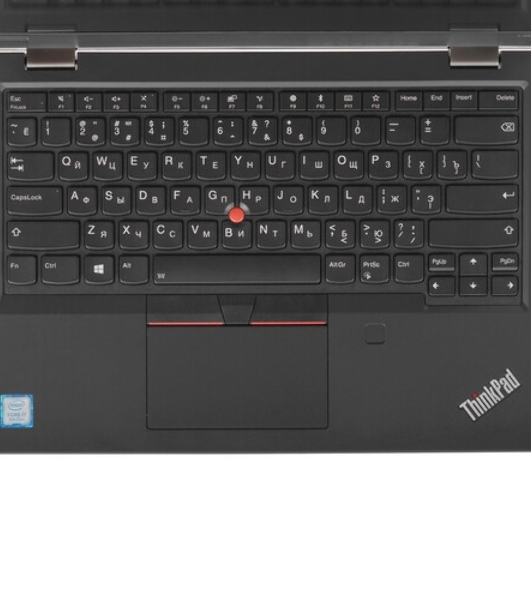 Клавиатура для ноутбука Lenovo X280 черная с подсветкой