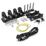 Шкаф телекоммуникационный 19' напольный 42U ExeGate EC-FS-42U.800.1000.V.V.GREY (19”, 42U, 800x1000x2054mm (ШхГхВ), передняя перфорированная дверь, задняя двойная перфорированная дверь, съемные боковые панели, пыле- и влагозащита IP20, встроенный вентиляционный модуль, 1 полка в комплекте, светло-серый RAL 7035, 3 коробки), фото5