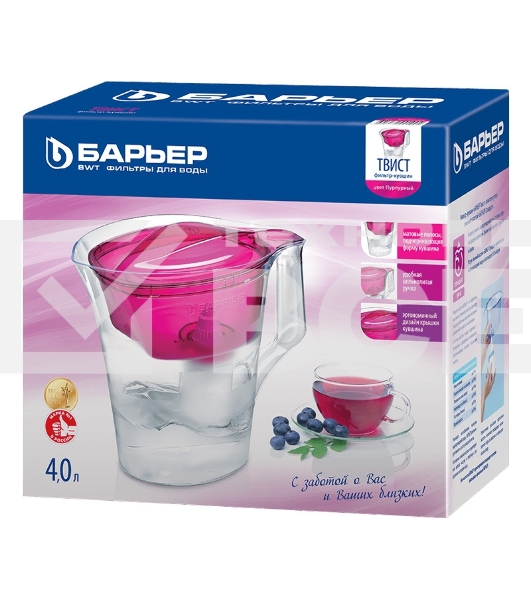 Фильтр-кувшин Барьер Твист (синий) В171Р00