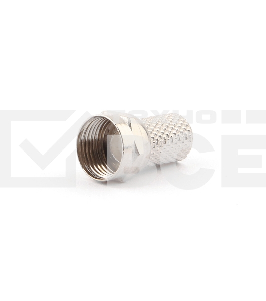 Коннектор Cablexpert F SPL6-01, 18mm, для кабеля RG6, 5шт