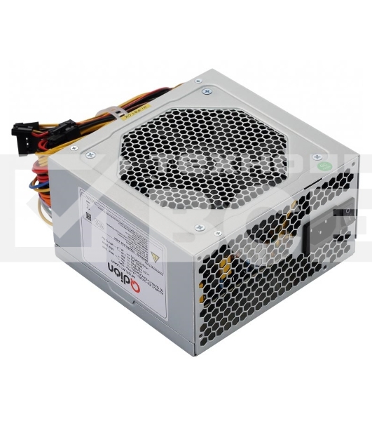 Серверный блок питания 400Вт QDION ATX 400W, 120mm, 3xSATA, 1xPCI-e, nonPFC