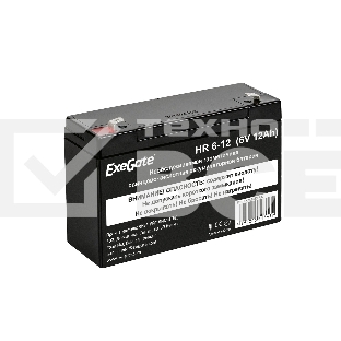 Батарея ExeGate HR 6-12 (6V 12Ah), клеммы F1
