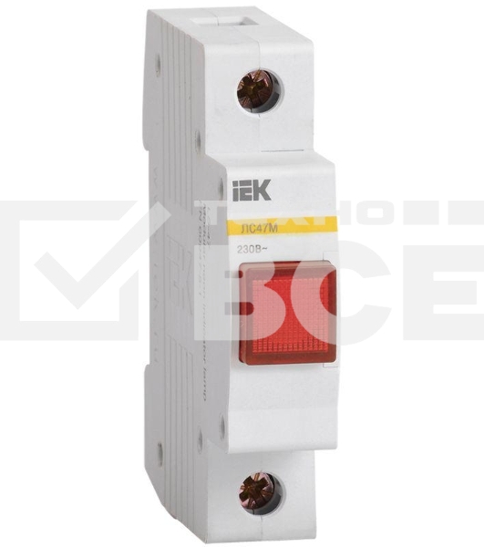 Сигнальная лампа Iek MLS20-230-K04 ЛС-47М (красная) (матрица) ИЭК