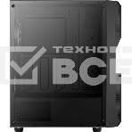 Корпус Aerocool  / Formula Menace Saturn FRGB-G-BK-v1 черный без БП ATX 4x120mm 2xUSB2.0 1xUSB3.0 audio bott PSU, фото9