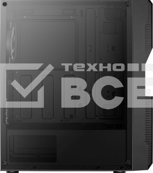 Корпус Aerocool  / Formula Menace Saturn FRGB-G-BK-v1 черный без БП ATX 4x120mm 2xUSB2.0 1xUSB3.0 audio bott PSU