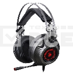 Наушники с микрофоном A4Tech Bloody J527 серый 2м мониторные USB оголовье (J527), фото 1