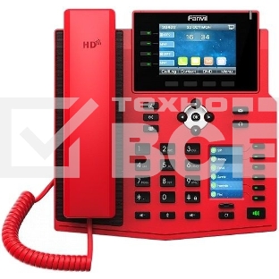 Телефон IP Fanvil X5U-R красный