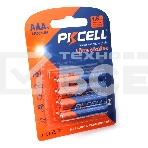 Щелочной/алкалиновый элемент питания PKCELL LR03-8B тип - AAА 8 шт в блистере, фото 1