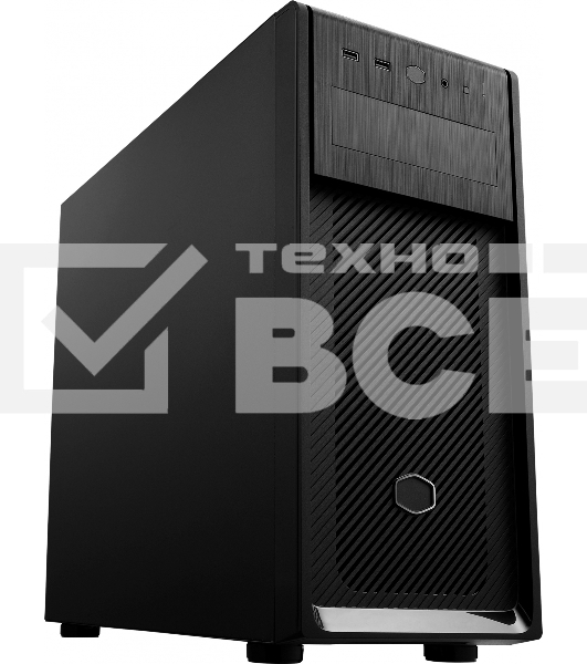 Компьютерный корпус без блока питания Cooler Master Elite 500, 2xUSB3.2, 1x120Fan, w/o PSU, Black, w/o ODD, Window TG left panel, ATX