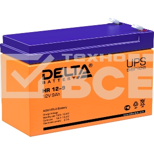 Батарея Delta HR 12-9 (12V, 9Ah)