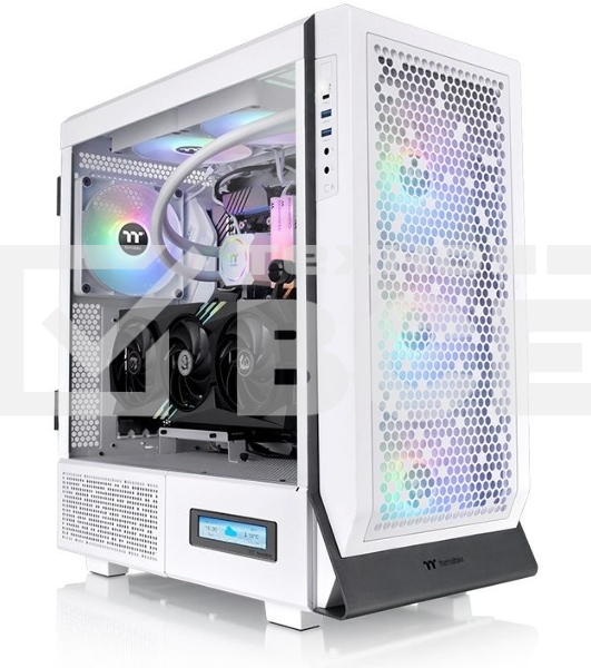 Компьютерный корпус Thermaltake Ceres 500 TG ARGB белый без БП ATX 4x140mm 2xUSB3.0 1xUSB3.1 audio bott PSU