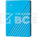 Накопитель Portable HDD 5TB WD My Passport (Blue), USB 3.2 Gen1, 107x75x19mm, 210g /12 мес./, фото2