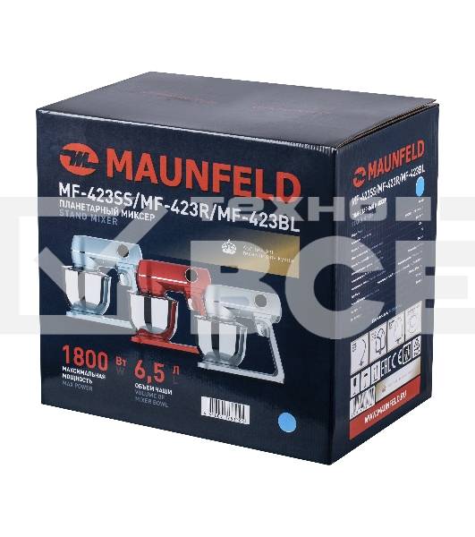 Миксер планетарный Maunfeld MF-423BL