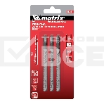 Полотна для электролобзика Matrix по дереву, 3 шт. T144D, 75 х 4мм, HCS, фото2