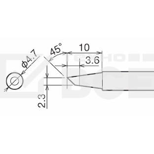 Жало для паяльника Goot RX-80HRT-2.3BC