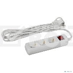 Удлинитель электрический UX-3es-1.5m с заземлением с выключателем 3 розетки 1.5м ПВС 3х0.75кв.мм 10А Эра Б0057740, фото3