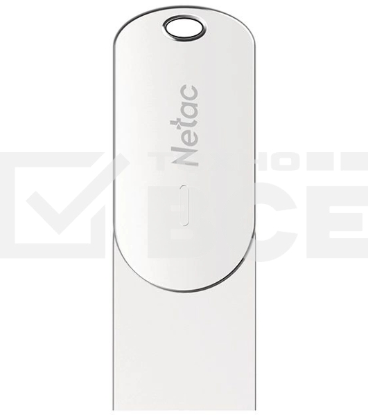 Флеш диск Netac U785 16Gb <NT03U785C-016G-30PN>, USB3.0+TypeC, металлическая