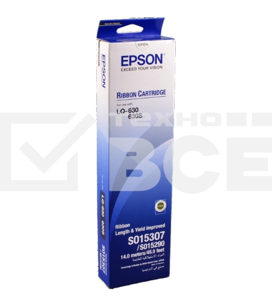 Риббон-картридж Epson LQ-630 Черный