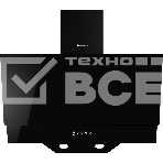 Наклонная вытяжка MONSHER ROUEN 60 Noir Verre, ширина 60 см, отвод/рециркуляция, 700 м3/час, механическое кнопочное управление, 3 скорости, светодиодное освещение 2*1 Вт, металлические жироулавливающие фильтры, угольный фильтр KFM 101 (опция), цвет: чёрны, фото3