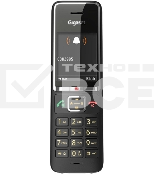Телефон IP Gigaset Comfort 550A IP BASE Rus черный (S30852-H3037-R104)