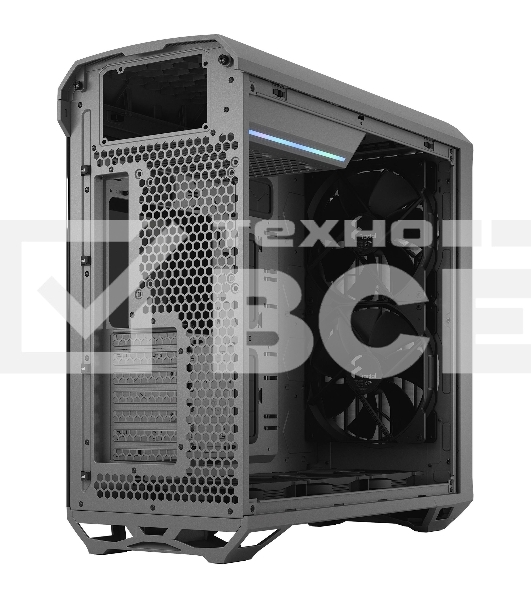 Компьютерный корпус Fractal Design Torrent Gray TG Light Tint / E-ATX, TG, 2x3.5, 4x2.5, 7xPCI, 1xUSB-C, 2xUSB3.0 / 2x180mm, 3x140mm fans inc. / FD-C-TOR1A-02