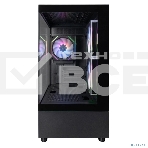 Корпус 1STPLAYER MIKU Mi5 ARGB Black / mATX / 3x120mm ARGB fans / Mi5-BK-2FC7R-1FC7, фото3