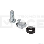 Комплект крепежа Rexant винт+шайба+гайка M6x16, фото3