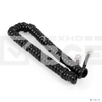 Патч-корд телефонный ExeGate TC4P4C-2M (шнур для телефонной трубки, витой, RJ-10 (4P-4C), 2м, черный), фото2