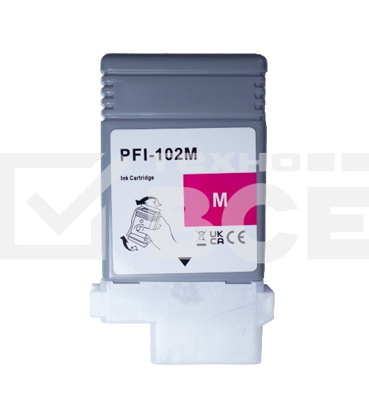 Картридж струйный Sakura 0897B001 (PFI-102M) для Canon, пурпурный, 130 мл.