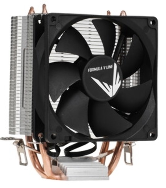 Устройство охлаждения (кулер) Aerocool Formula Ice Boid 2PSDB черный 90мм алюминий+медь 2100rpm 34db 4-pin 90W 135мм
