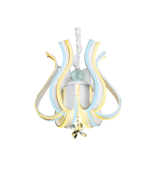 Светильник Ambrella light FL112/6 WH белый 156W 460*460*400 (ПДУ РАДИО 2.4)