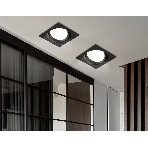 Светильник Ambrella light TN52233 BK черный IP20 GX53 110*110*44, фото3