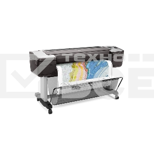Плоттер струйный HP DesignJet T1700dr 44-in Printer (W6B56A), A0, цветной, 44