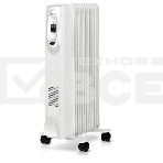 Масляный обогреватель Ballu Comfort BOH/CM-07WDN (7 секций) белый, 1500 Вт, 20 м2, термостат, фото2