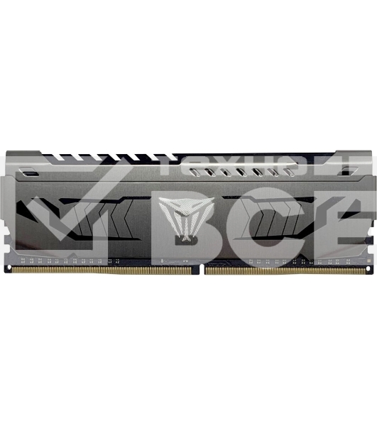 Оперативная память Patriot Viper Steel, DDR4, 8GB, 3000MHz, CL16, DIMM, с радиатором, черный