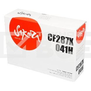 Картридж Sakura CF287X/041H для HP и Canon, черный, 20000 к.