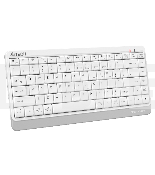 Клавиатура A4Tech Fstyler FBK11 беспроводная USB, Bluetooth/Радиоканал, белый/серый