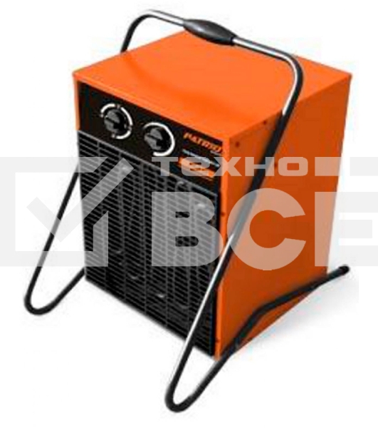 Тепловентилятор Patriot PT-Q 30, оранжевый/черный, 15/30 кВт, 400В, терморегулятор