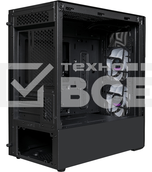 Компьютерный корпус Cooler Master MasterCase TD300 Mesh, USB3.0x2, 2x120ARGBFans, Black, mATX, w/o PSU