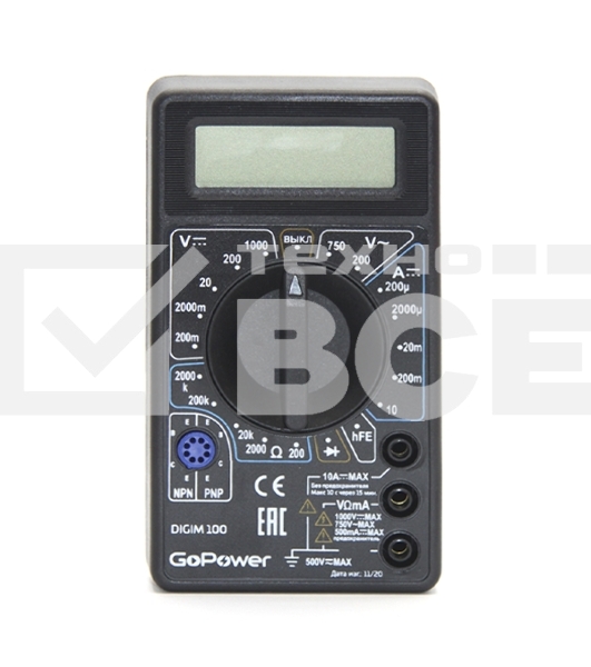 Мультиметр GoPower DigiM 100 (1/100)