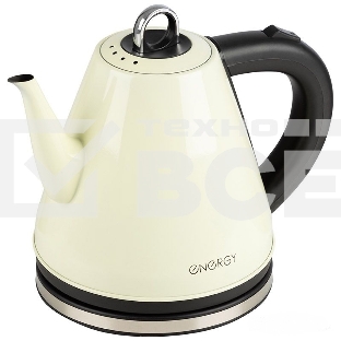 Чайник электрический Energy E-263 1,2л, нержавейка, бежевый (12)
